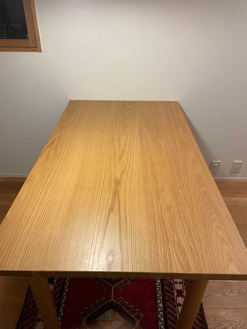 無印良品　木製テーブル　オーク材　ダイニングテーブル