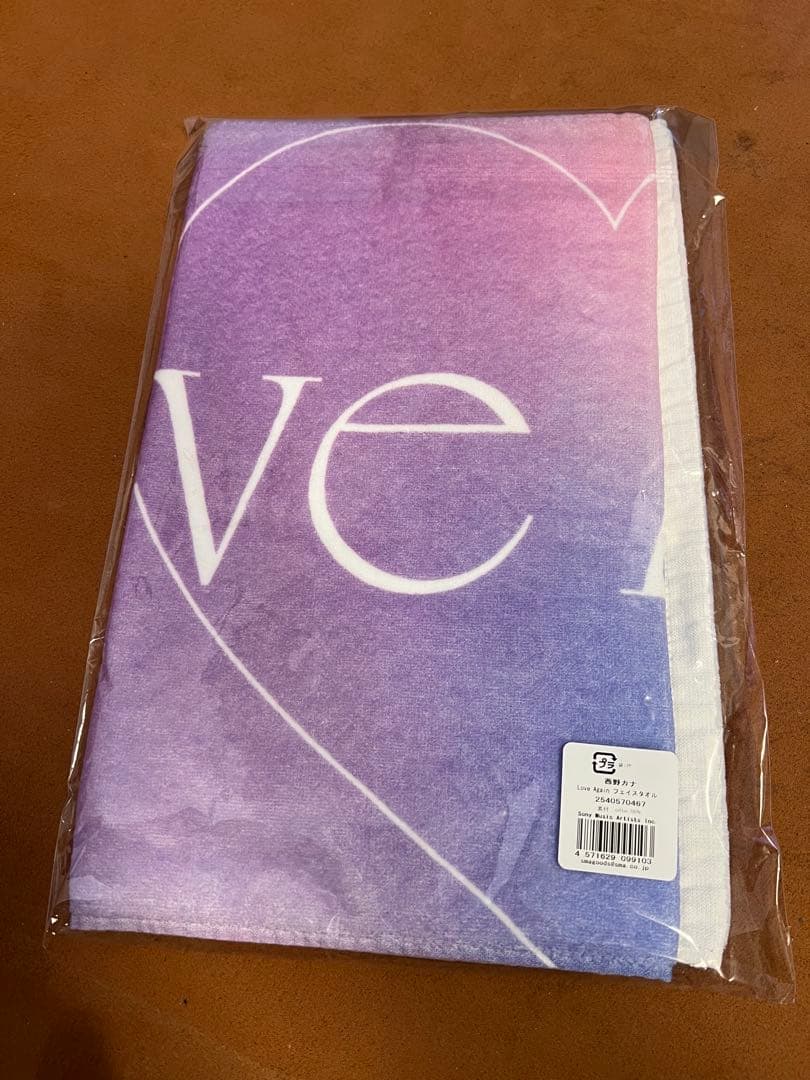 西野カナ　Love Again Live 2024 グッズ　コンサート　タオル