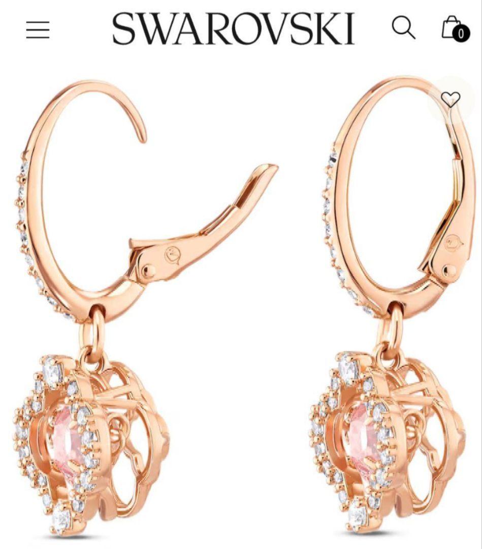 スワロフスキー新品 Sparkling ピアス Swarovski