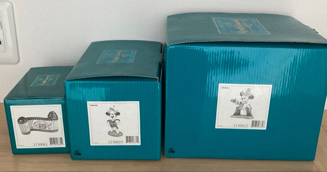 ディズニー WDCC ミッキー　ミニー　カウボーイ　置物 フィギュア レア