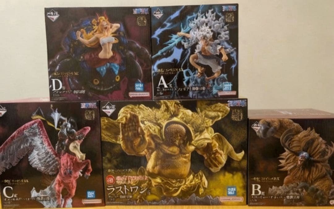 一番くじ　ワンピースex 悪魔を宿す者達vol3 5点セット　魂豪示像