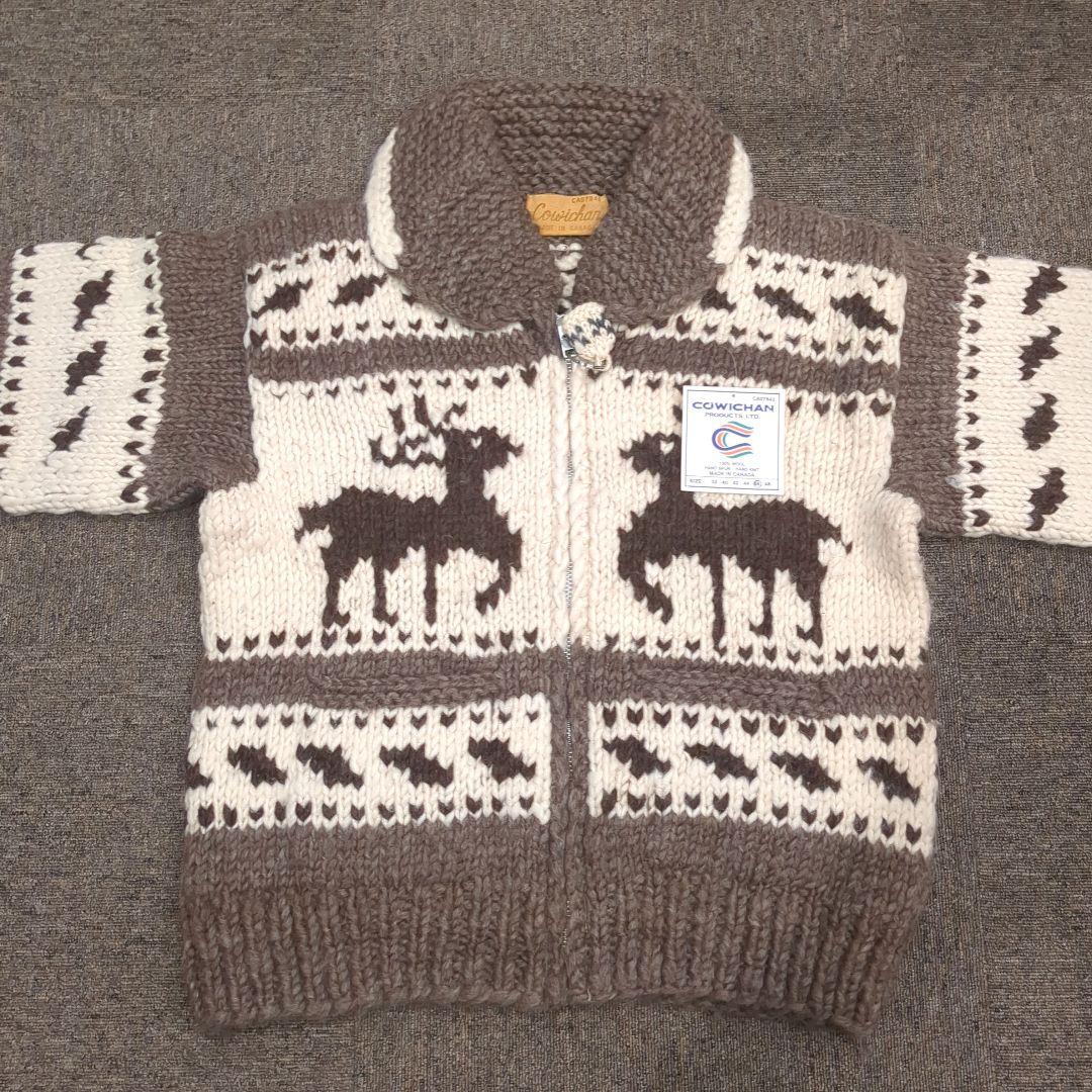 【新品/未使用】カナダ製/カウチンセーター/サイズ46(XL-3L相当)ラスト1