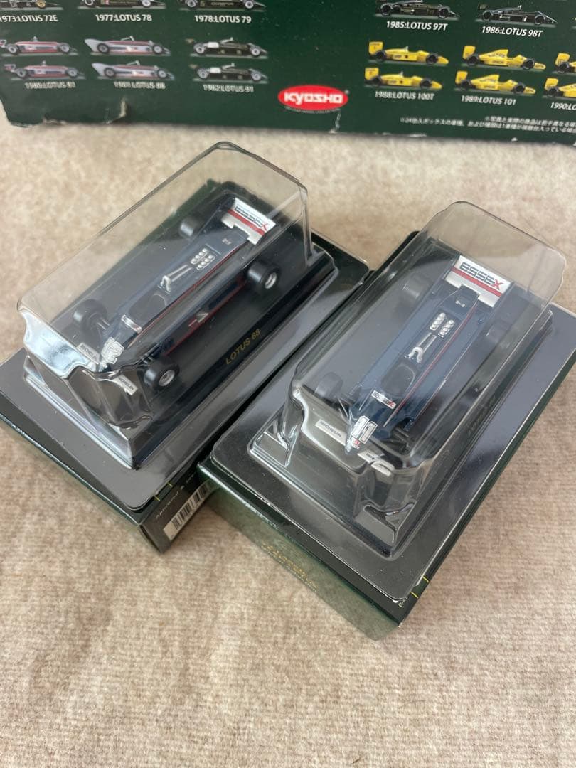 S*h様 1/64京商 F1ミニカーコレクション ロータスフォーミュラ合計14台