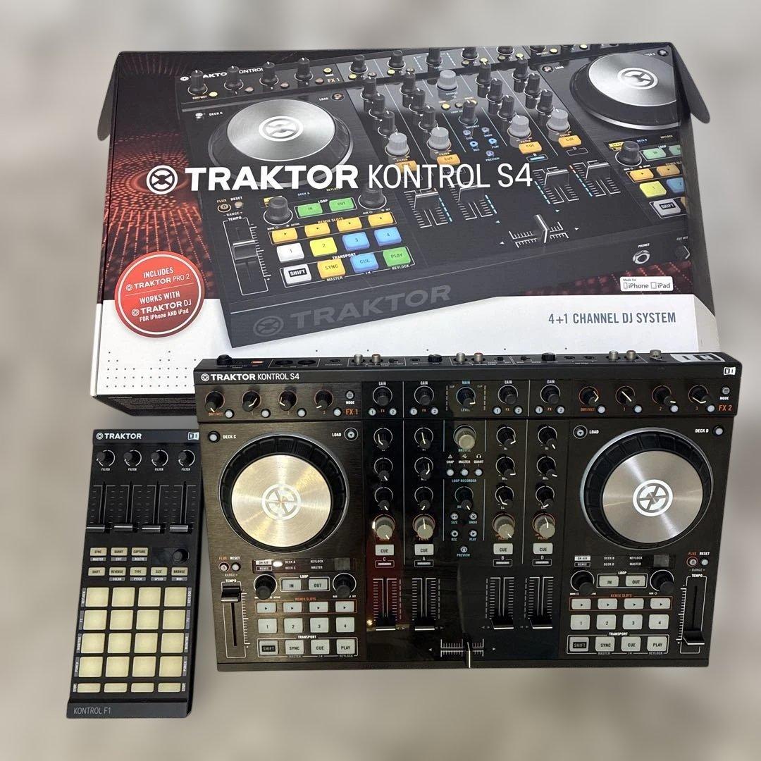 美品TRAKTOR KONTROL S4 MK2 DJコントローラー　F1 付き