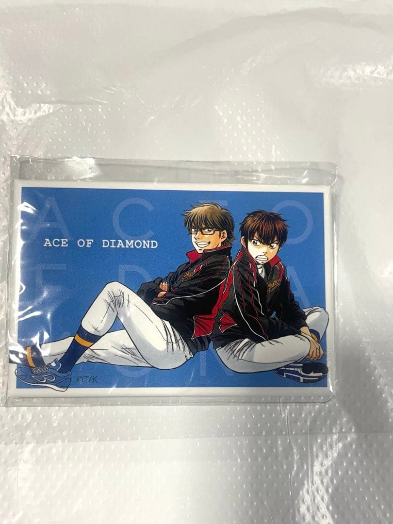 ダイヤのA 御幸沢村　原作絵スクエアバッジ