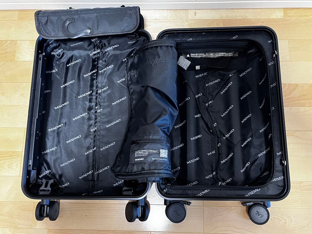 軽量アルミフレーム　スーツケース【機内持込み】 スペア車輪付き　ワンタッチ開閉