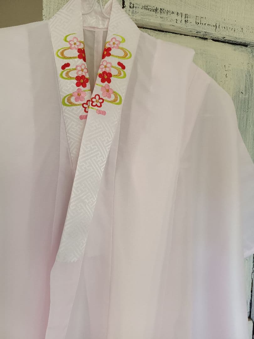 新品☆薄紫の着物に薄いピンクの作り帯