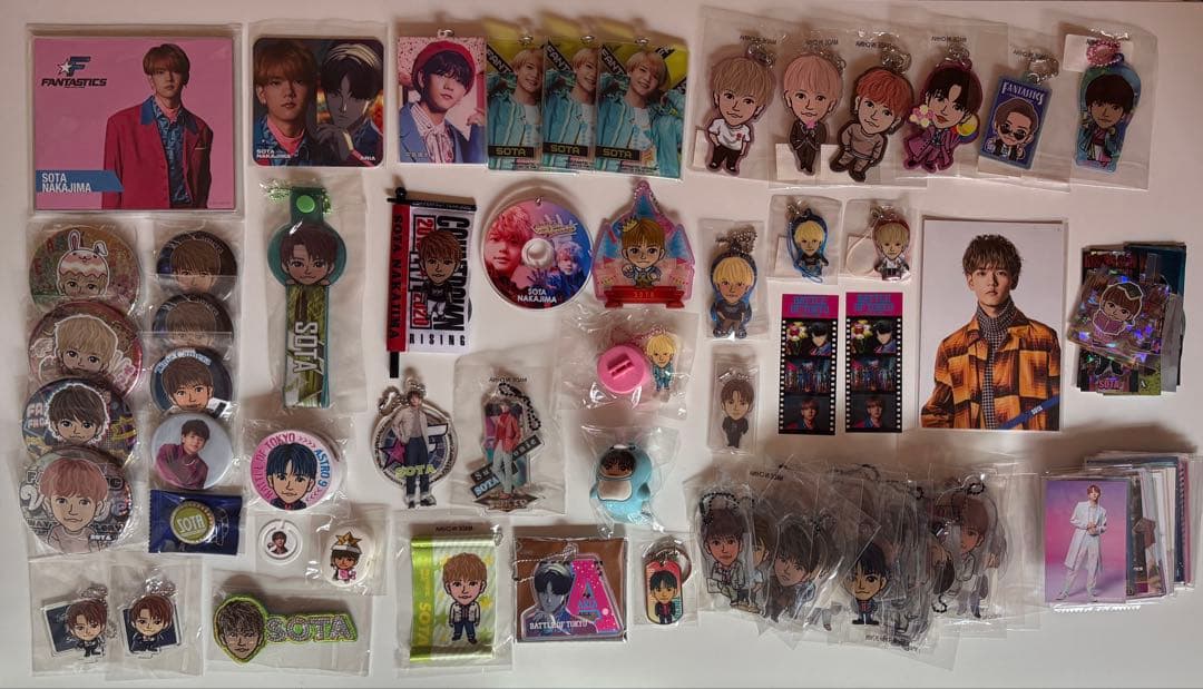 中島颯太 フォトキー 缶バッジ フォトカ トレカ