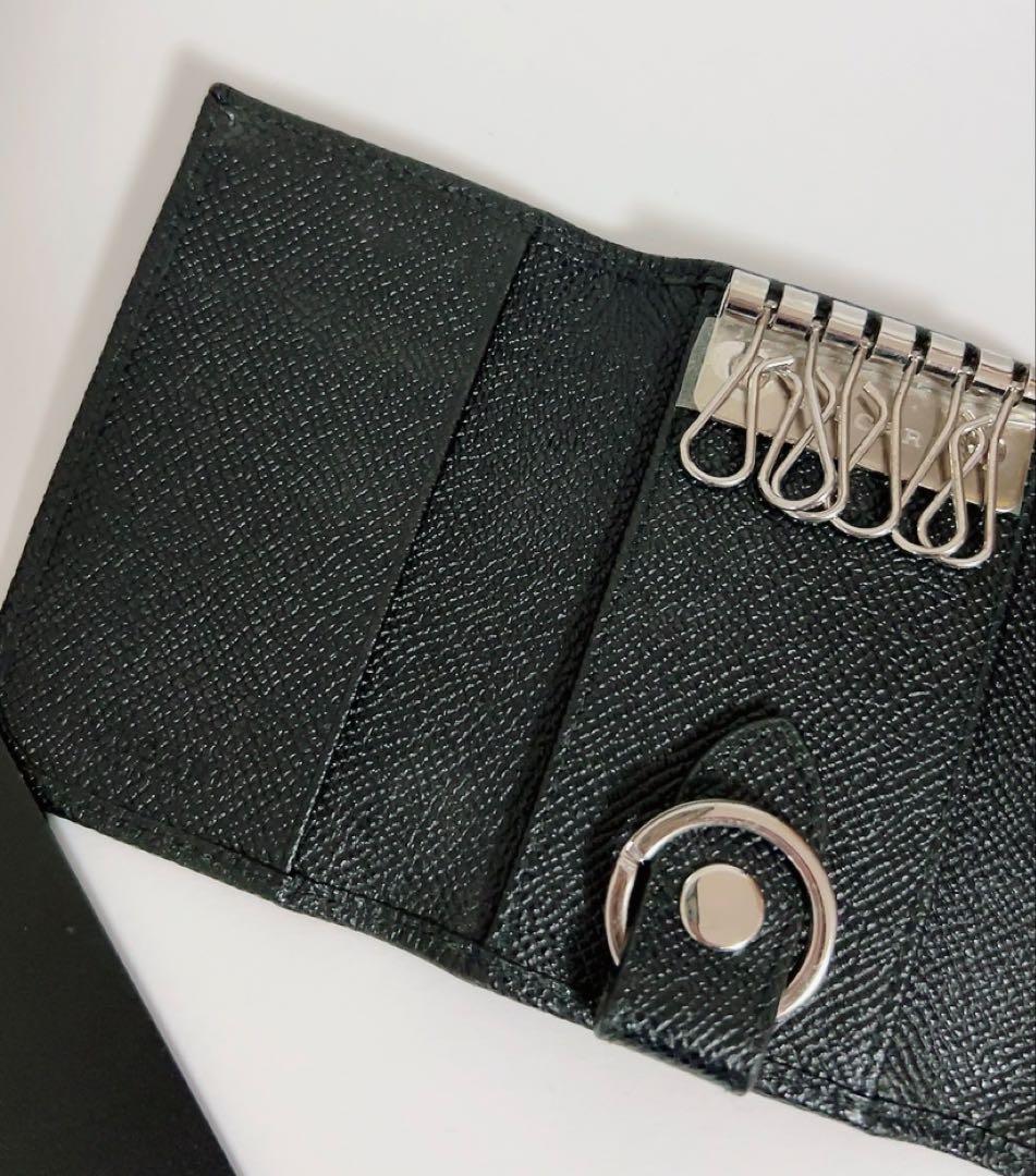 ブルガリ　BVLGARI キーケース　黒　ブラック　6連　未使用品