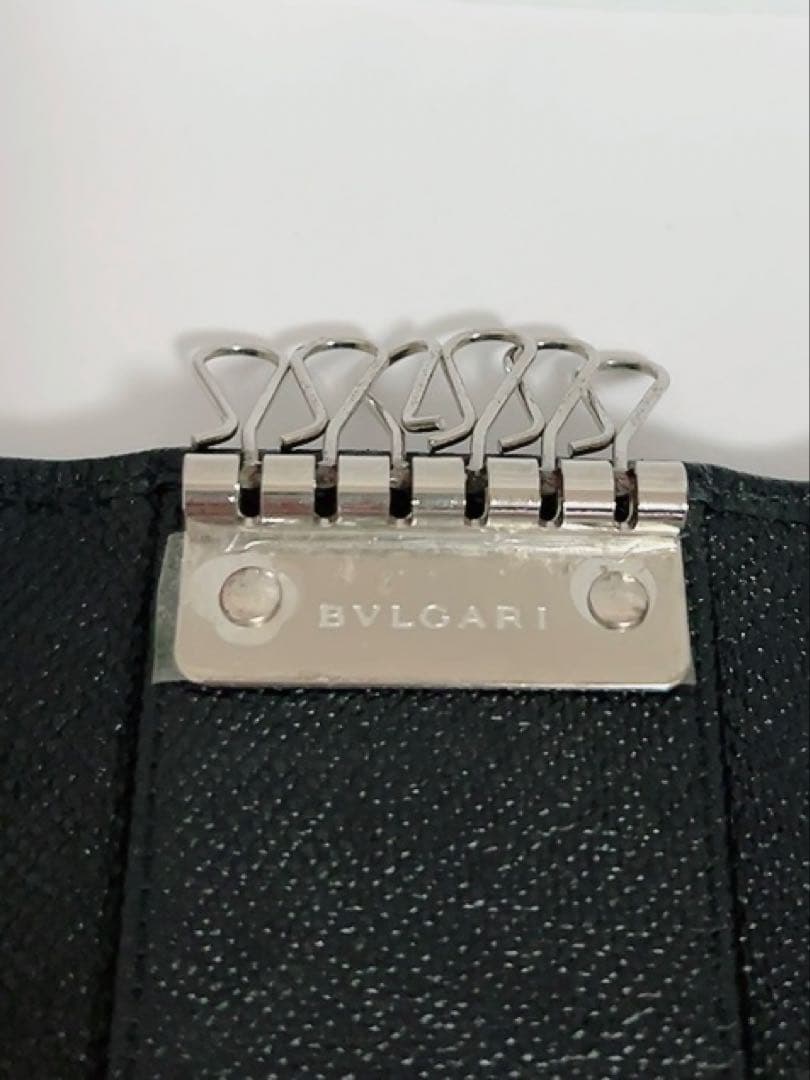 ブルガリ　BVLGARI キーケース　黒　ブラック　6連　未使用品