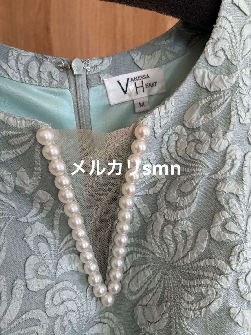 vannesa heart ドレス　M ミント　エルケイ　銀座クチュール