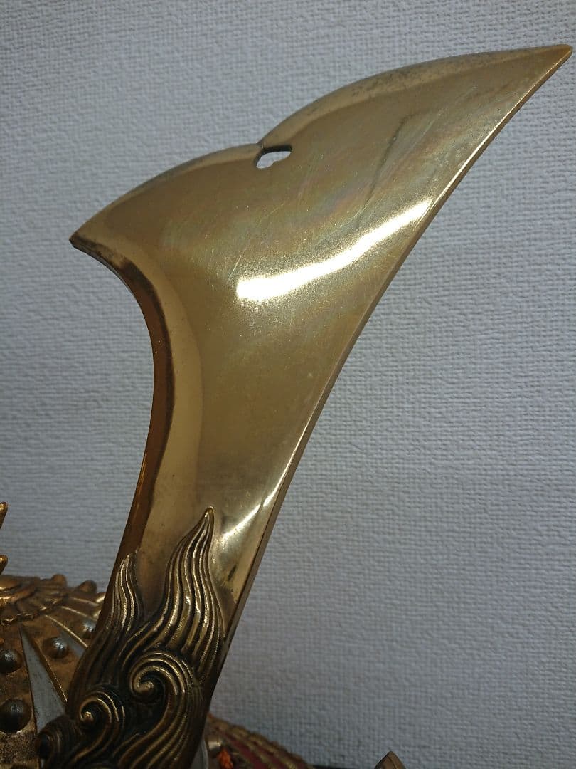 H1 牡丹獅子星兜 兜飾 観音様 Japanese Helmet Kabuto