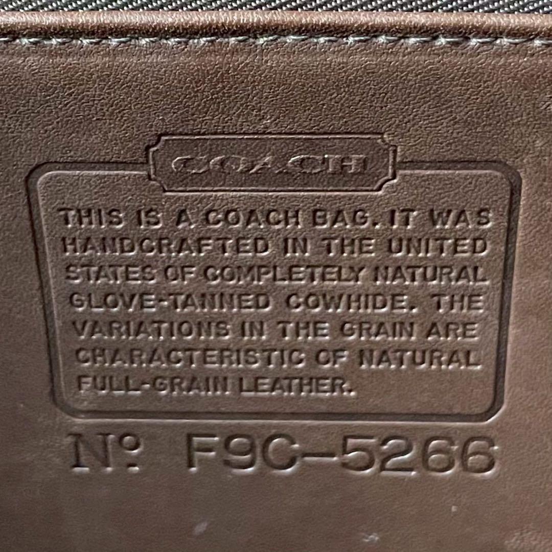 極美品 オールドコーチ 2way ビジネスバッグ ブリーフケース ターンロック