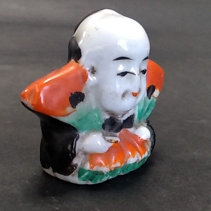 水滴　福助 人形水滴　瀬戸焼　有田焼　福助人形　古伊万里　文房具　筆記具