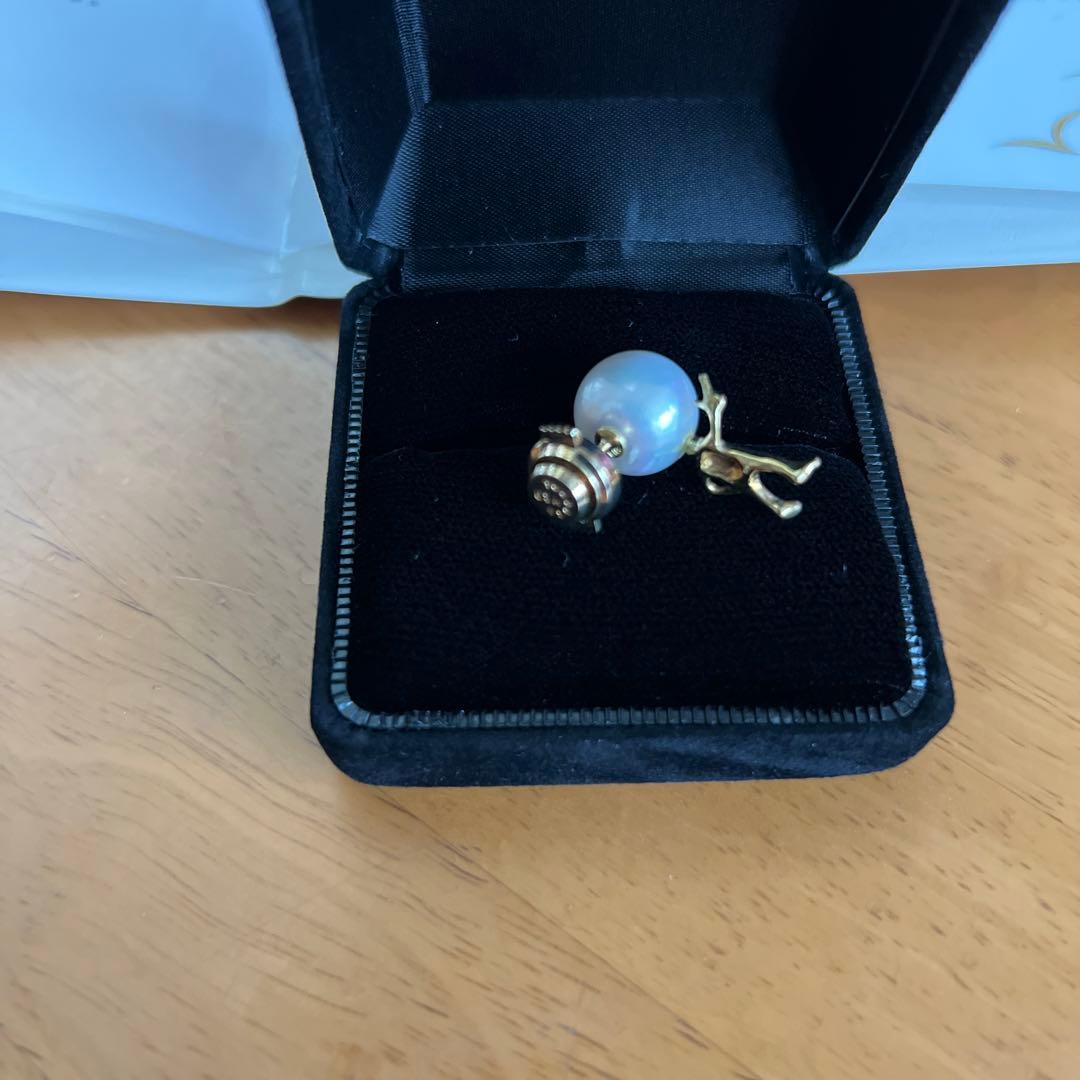 天然ガーネットブローチ