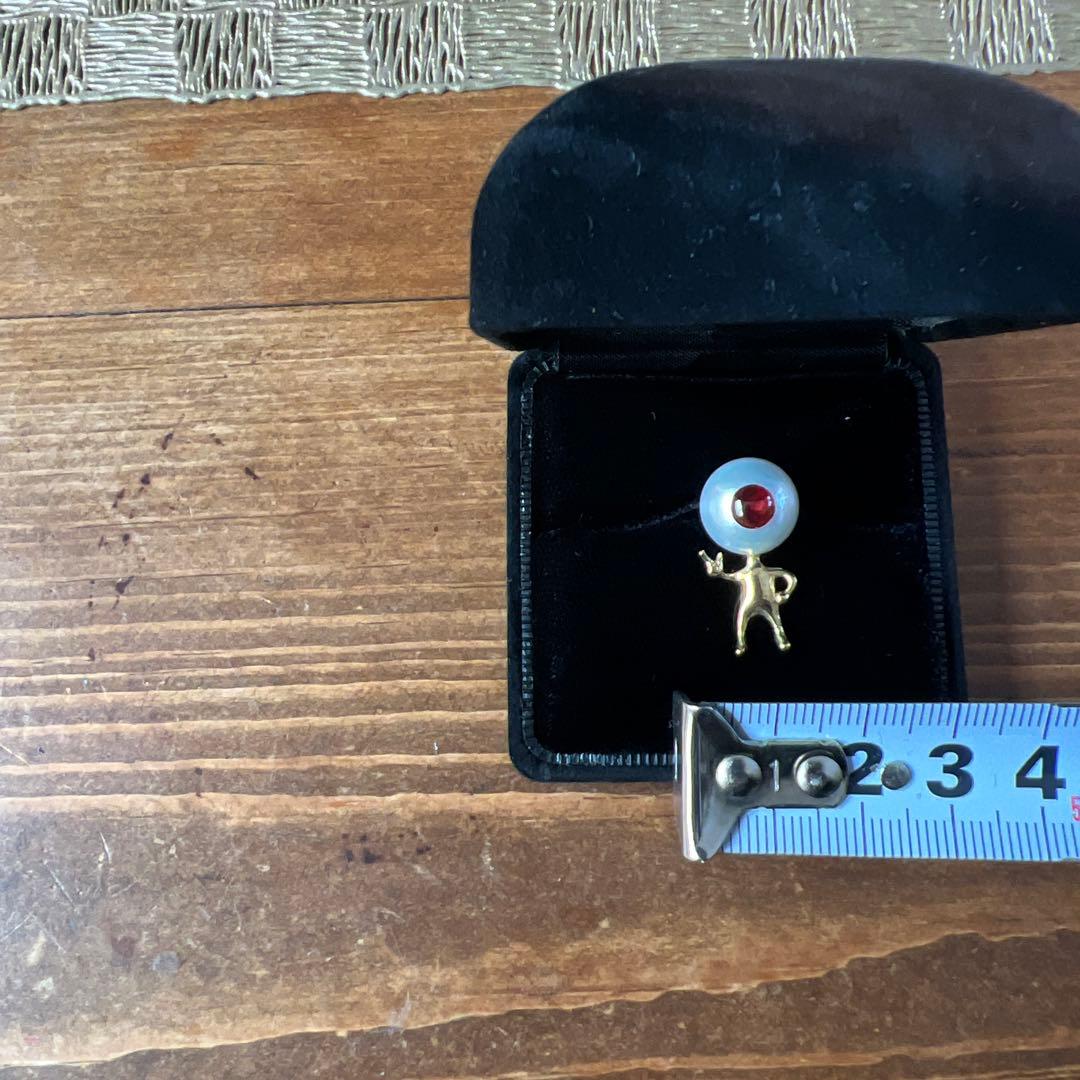 天然ガーネットブローチ