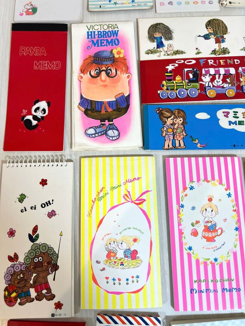 【即購入OK】昭和レトロ 当時物 メモ帳 まとめ売り水森亜土 サンリオ 他