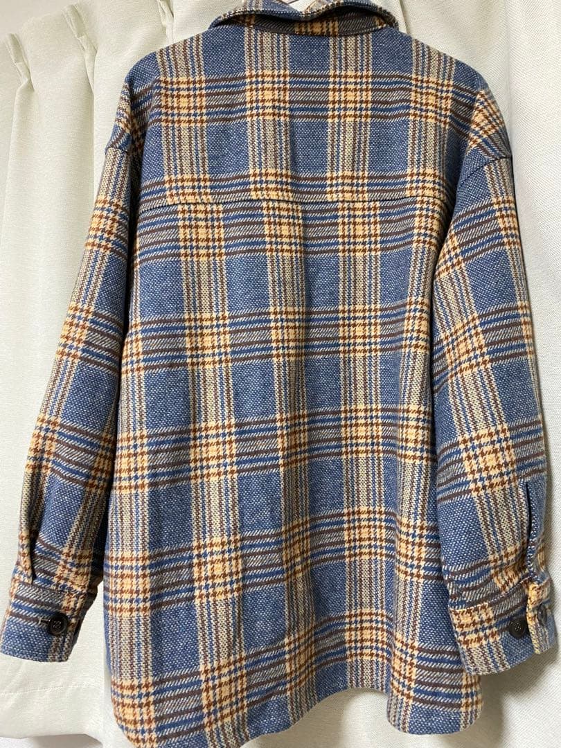 タ*シ様 Nissy NAPTIME ブルーチェックシャツ