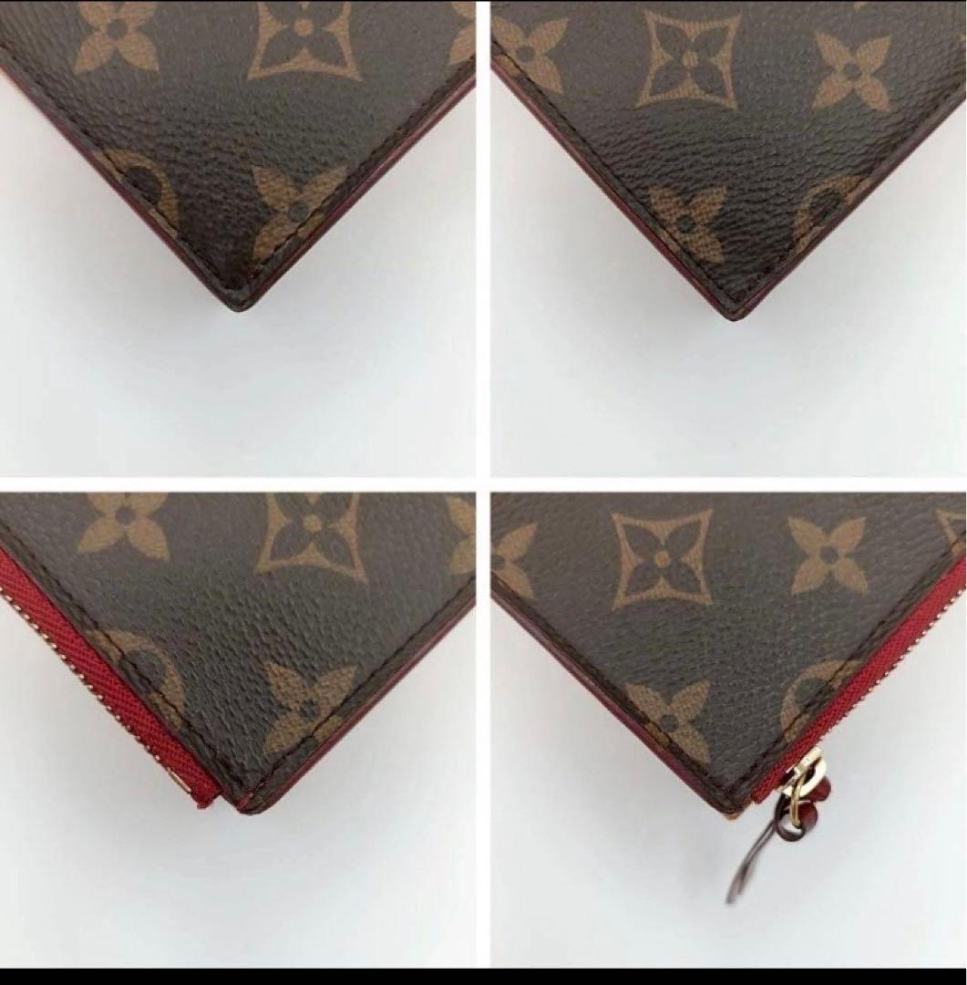 ルイヴィトン　モノグラム　ポルトカルトジップ　ケース