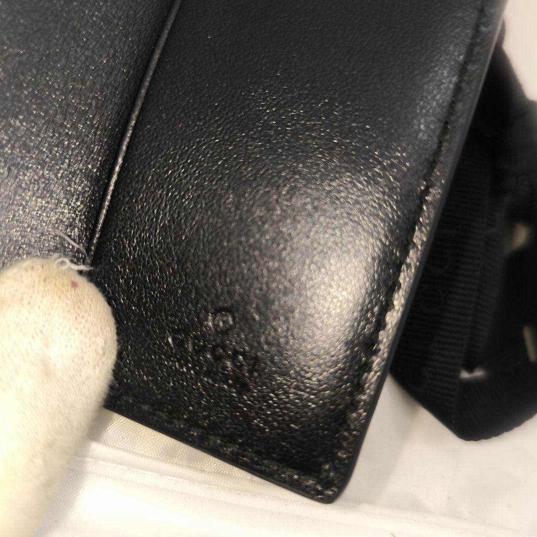 新品　グッチ ヴィンテージロゴ キーケース レザー ブラック