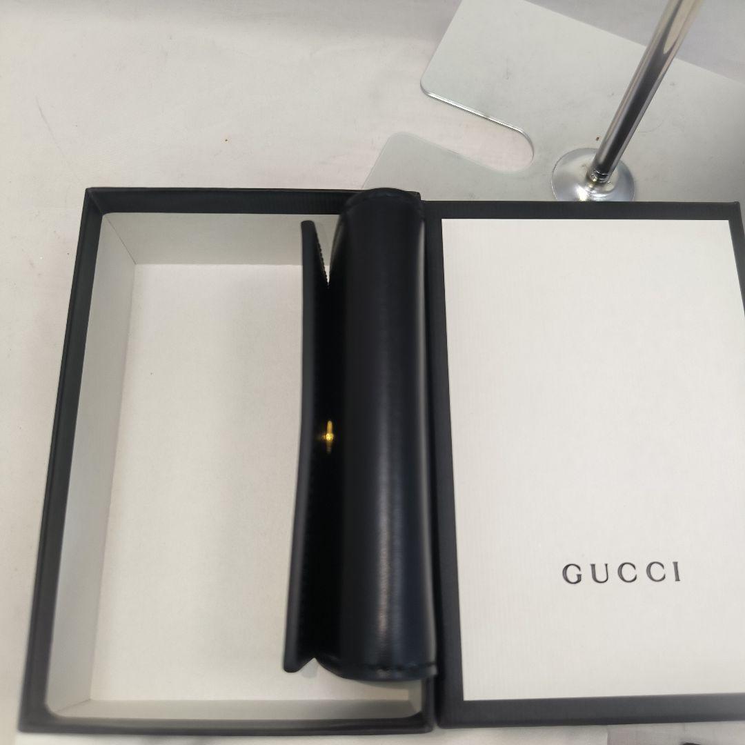 新品　グッチ ヴィンテージロゴ キーケース レザー ブラック