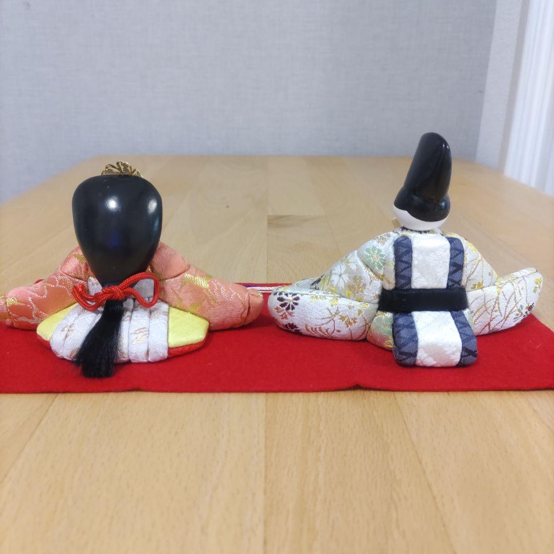 木目込人形　♥親王飾り❅小さい雛人形♥