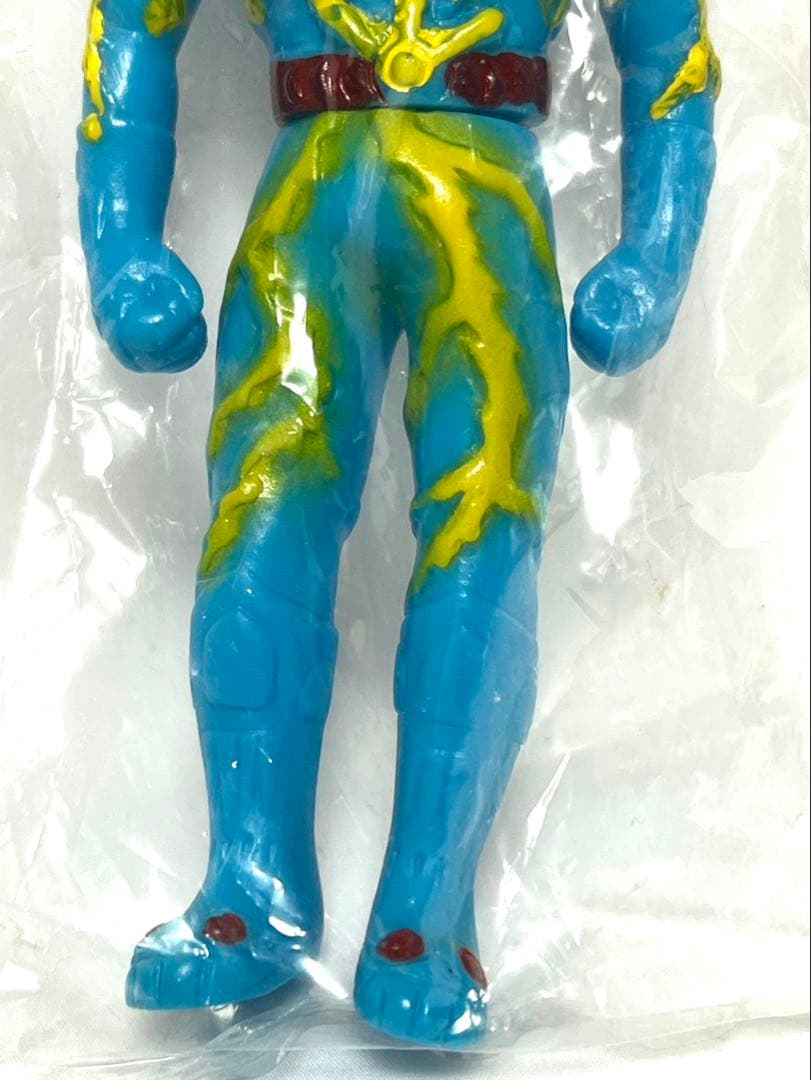 未開封！イナズマン ソフビ パチ 無版権（ポピー バンダイ ブルマァク 当時物