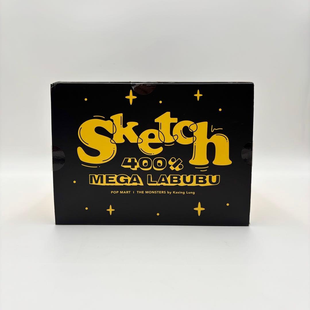 未使用 MEGA LABUBU 400% Sketch メガラブブ スケッチ