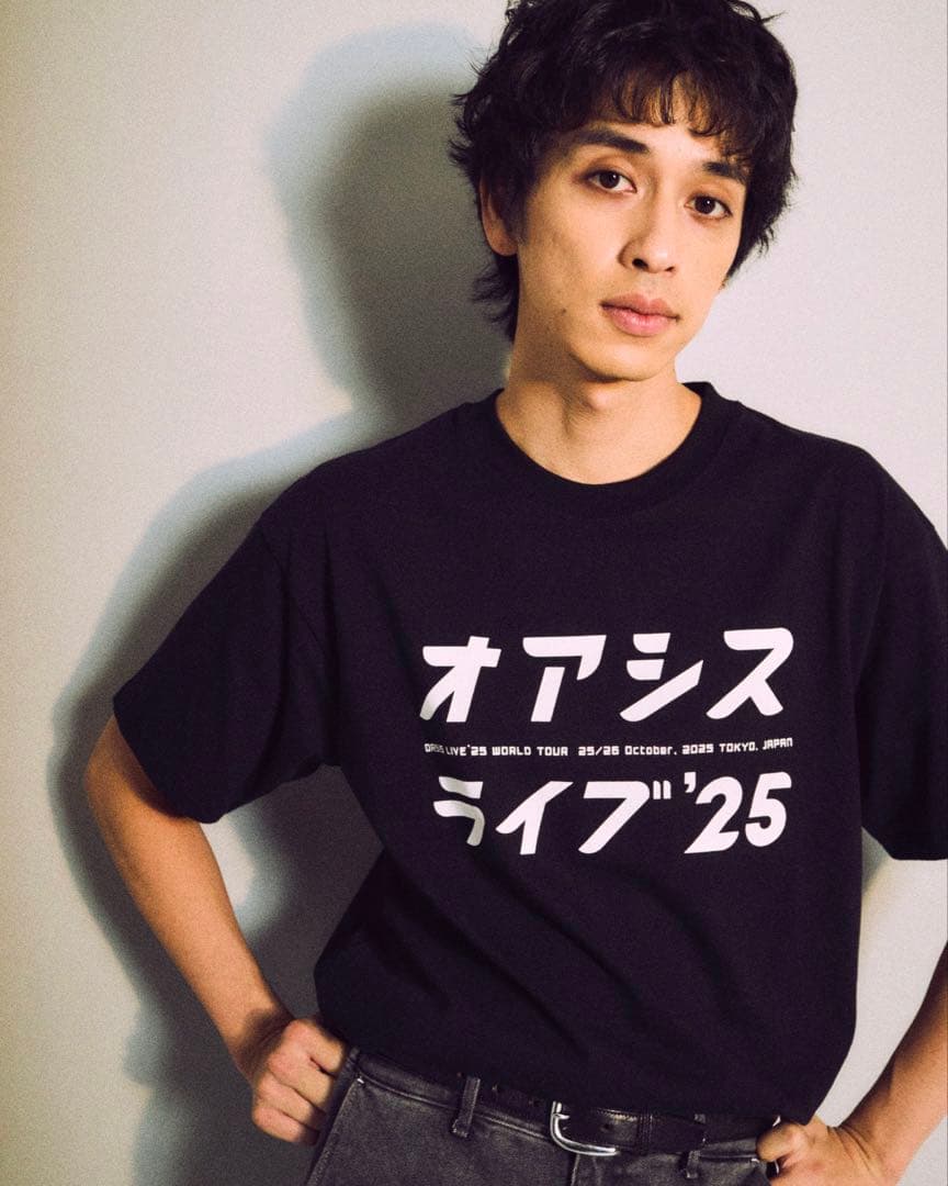 【日本限定】 オアシスライブTシャツ 2025 水色・Mサイズ 美品