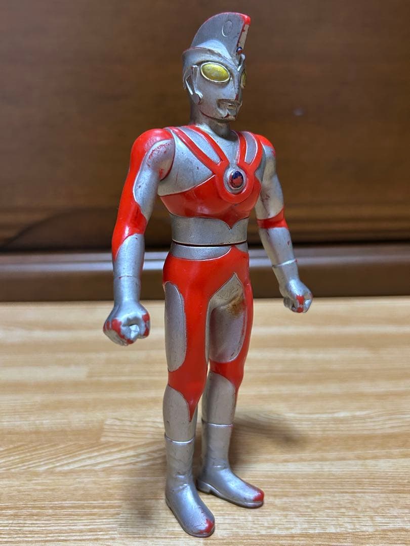 ★昭和レトロ★40年前当時物★バンダイ日本製　ウルトラマンエースソフビ　円谷プロ
