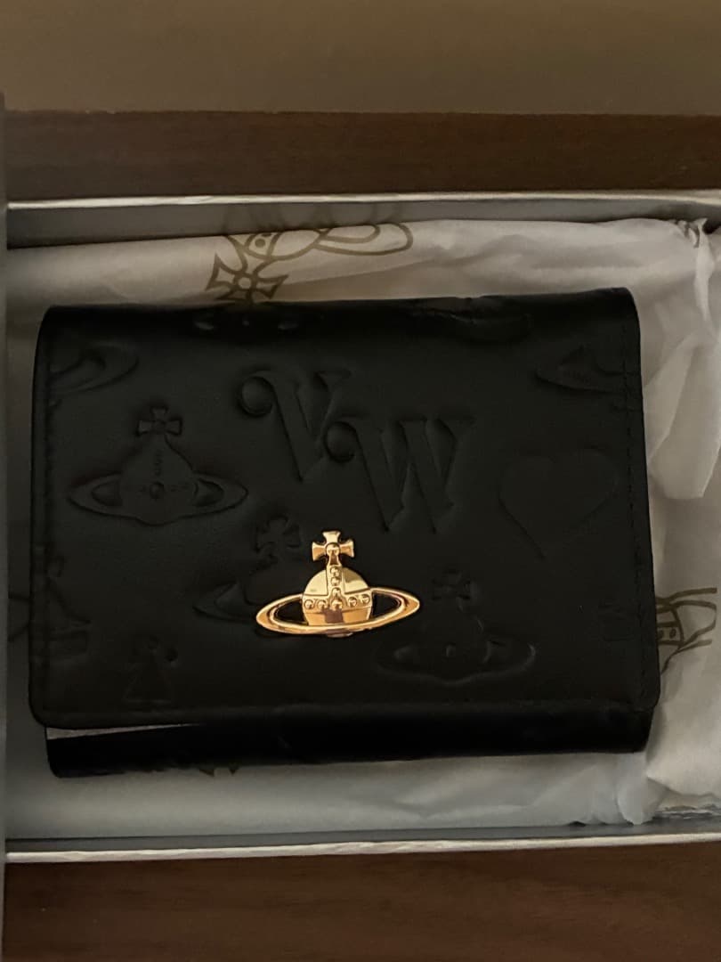 Vivienne Westwood 三つ折り財布 ブラック ヴィヴィアン