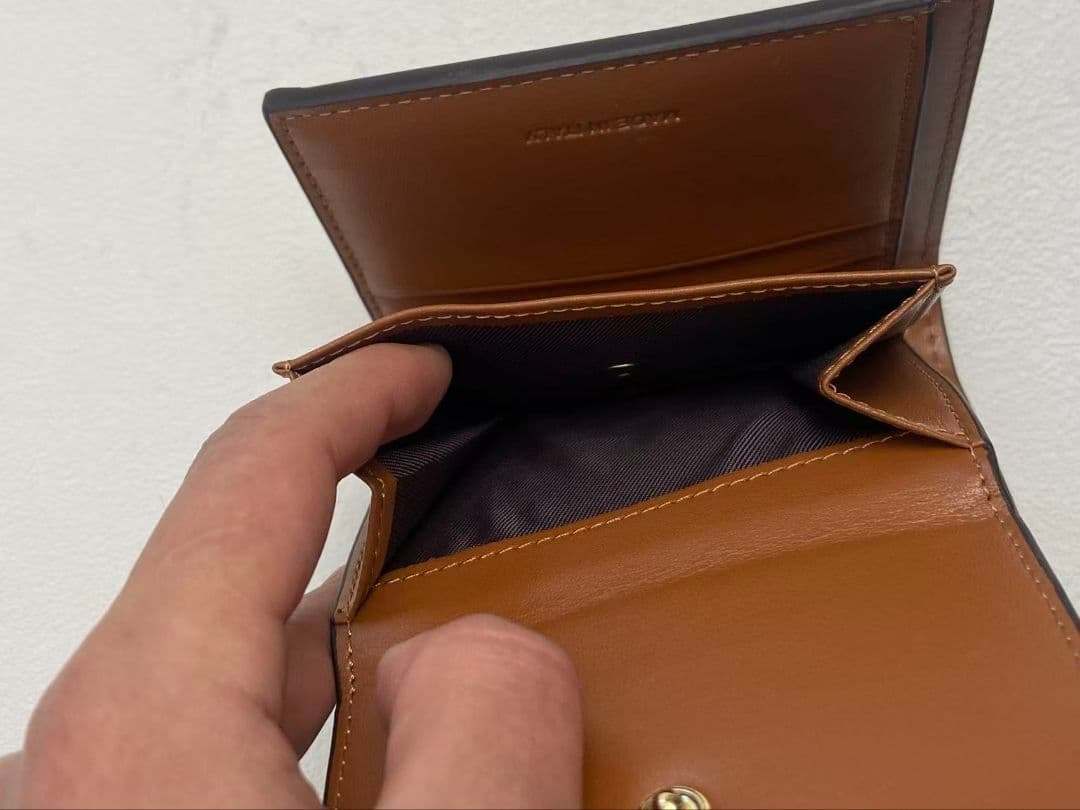 user_063884d0 CELINE 三つ折り財布 ベージュ/ブラウン