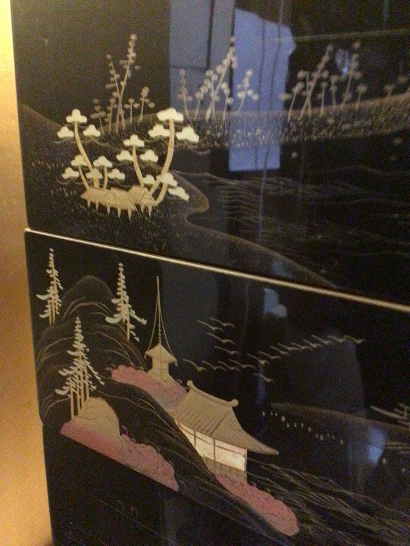 豪華蒔絵 五段重箱 二枚蓋