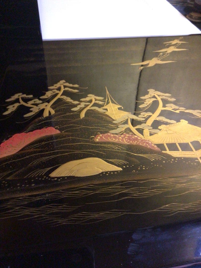 豪華蒔絵 五段重箱 二枚蓋