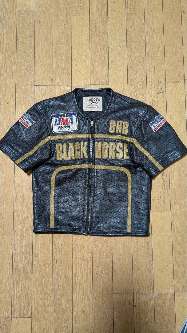 カドヤのパンチングレザージャケット Lサイズ