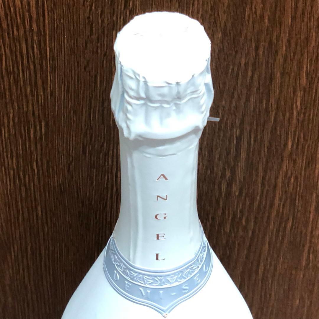 エンジェル ドゥミセック ブルー シャンパン 750ml レザーケース付き