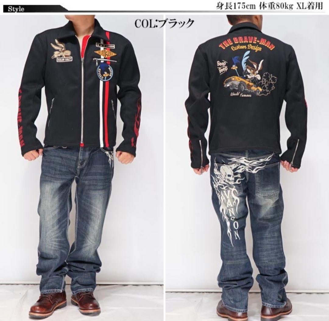 【美品】THE BRAVEMAN ブレイブマン×ルーニー テューンズ ライダース