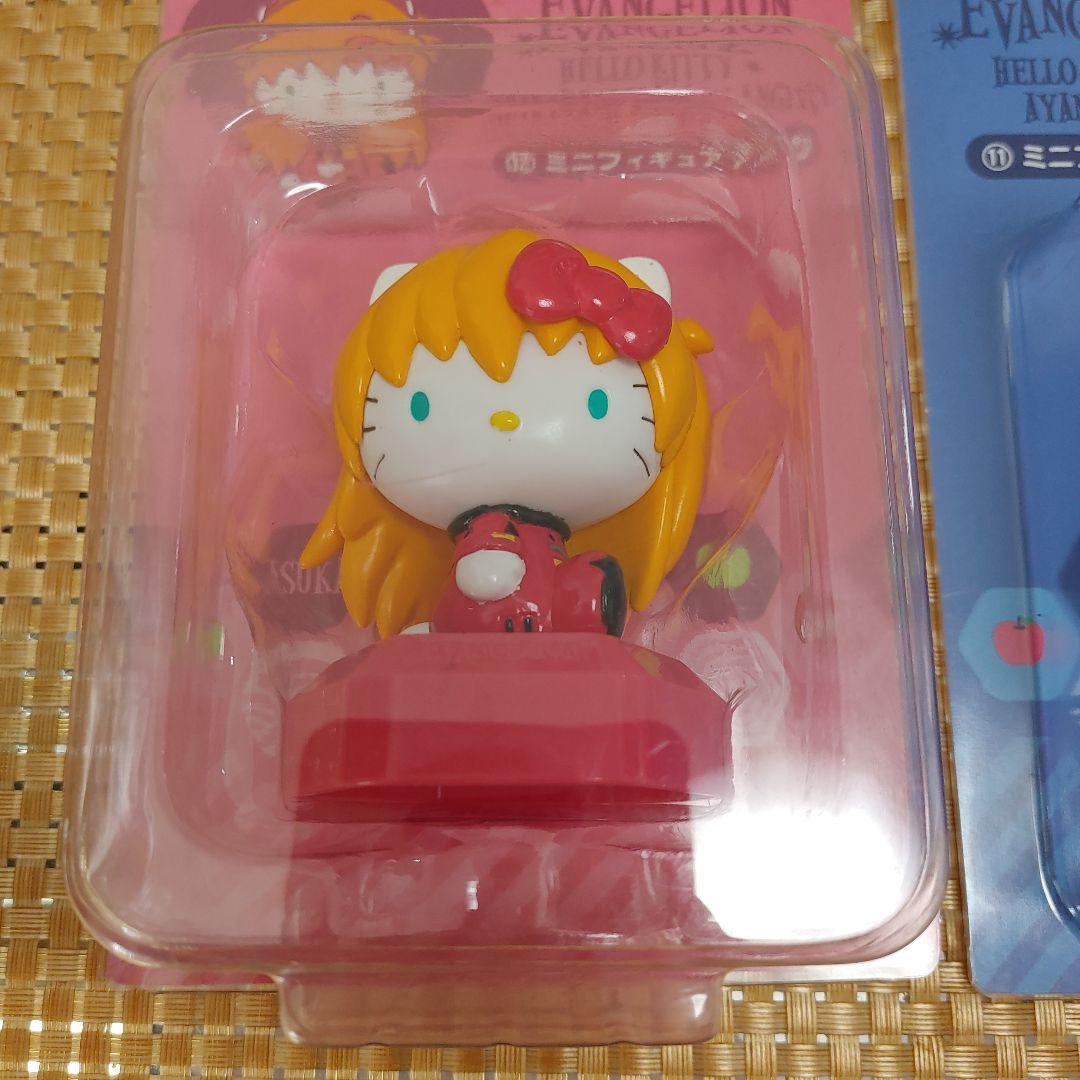 エヴァンゲリオン ハローキティ サンリオ フィギュア アスカ レイ 2点セット