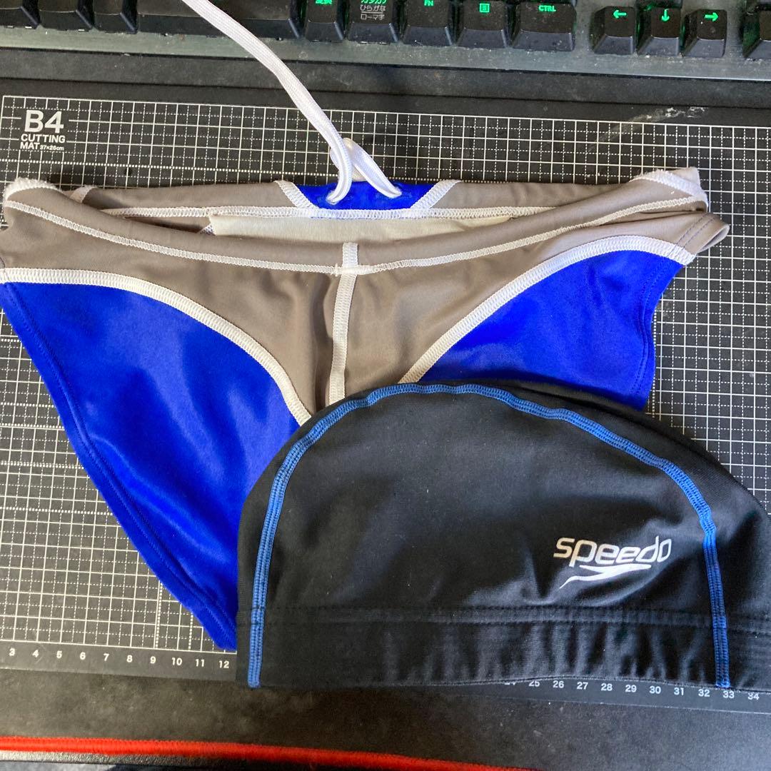 speedo 競泳水着 競パン スピード 競泳水着　スイムキャップ セット