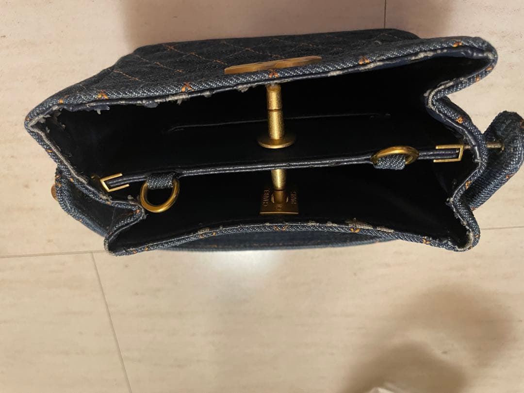CHANEL デニム キルティングバッグ　ノベルティ