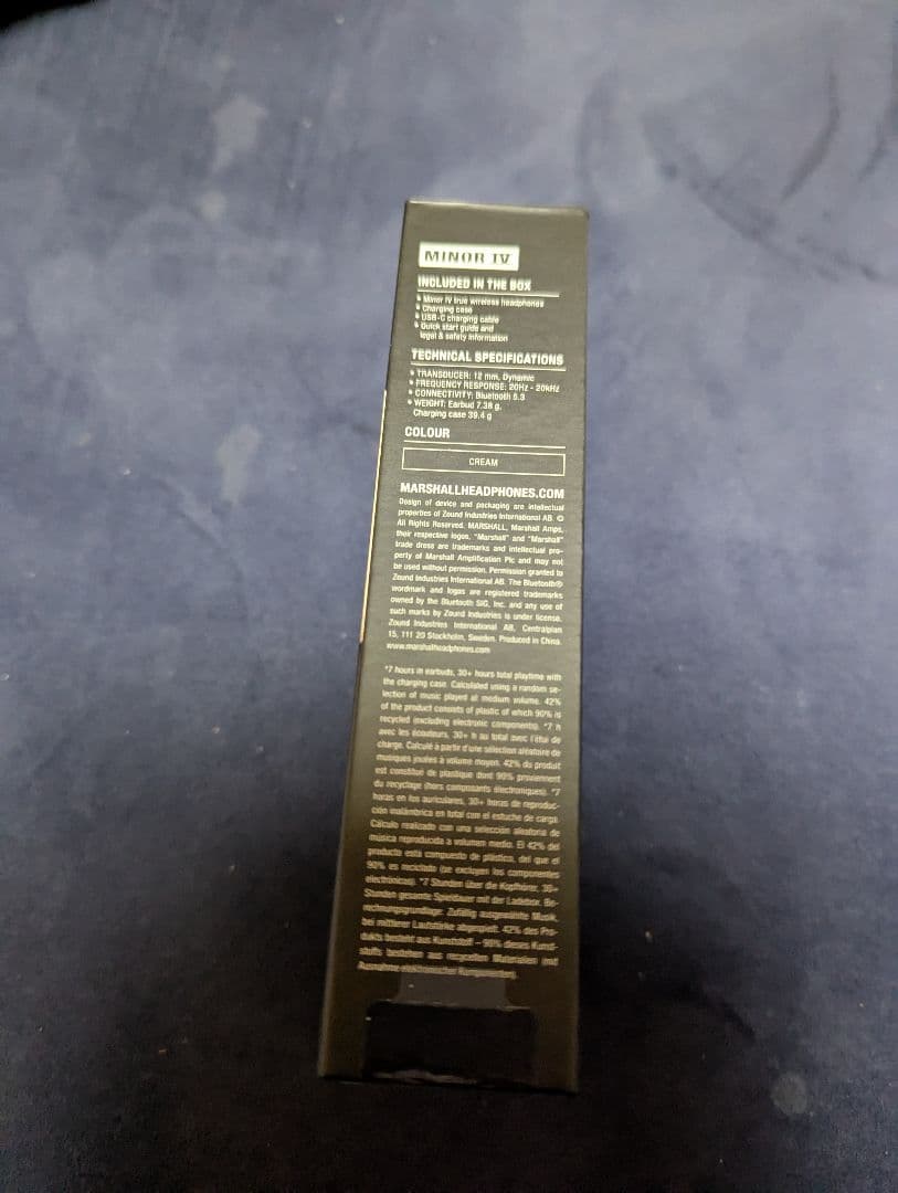 Marshall Minor IV ワイヤレスイヤフォン ホワイト