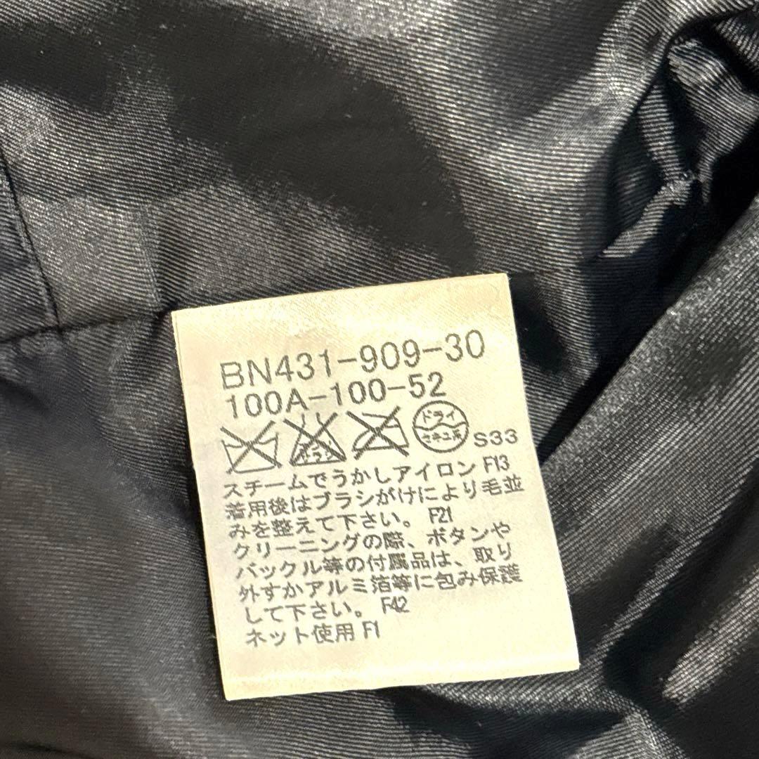 未使用✨バーバリーロンドン　キッズ　100 濃紺　ウールコート　アンゴラ