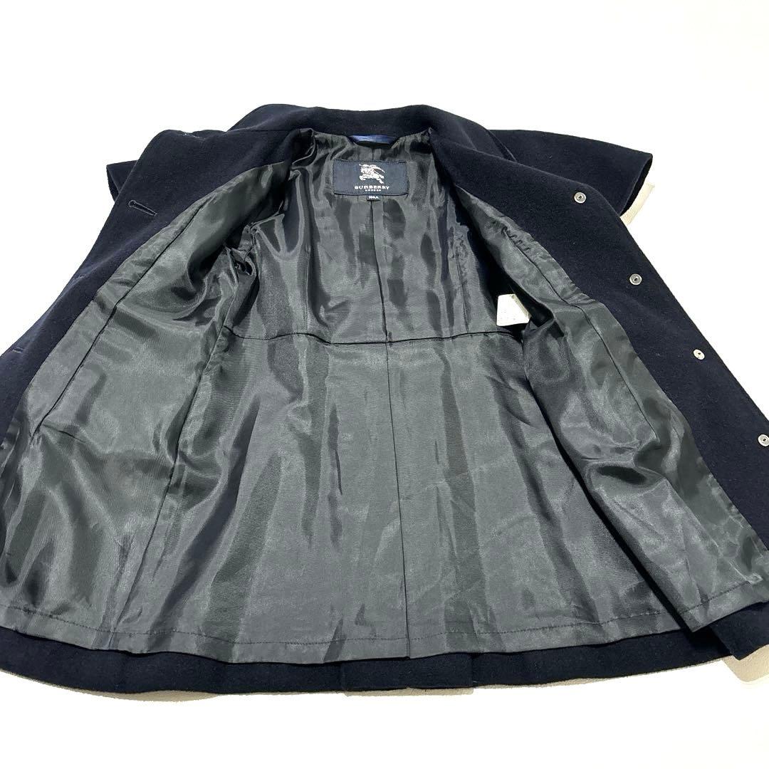 未使用✨バーバリーロンドン　キッズ　100 濃紺　ウールコート　アンゴラ