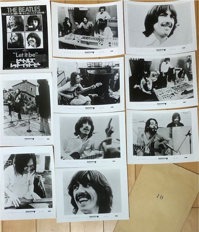 ビートルズ 映画「LET IT BE」ロビーカード 10枚組 120*170mm