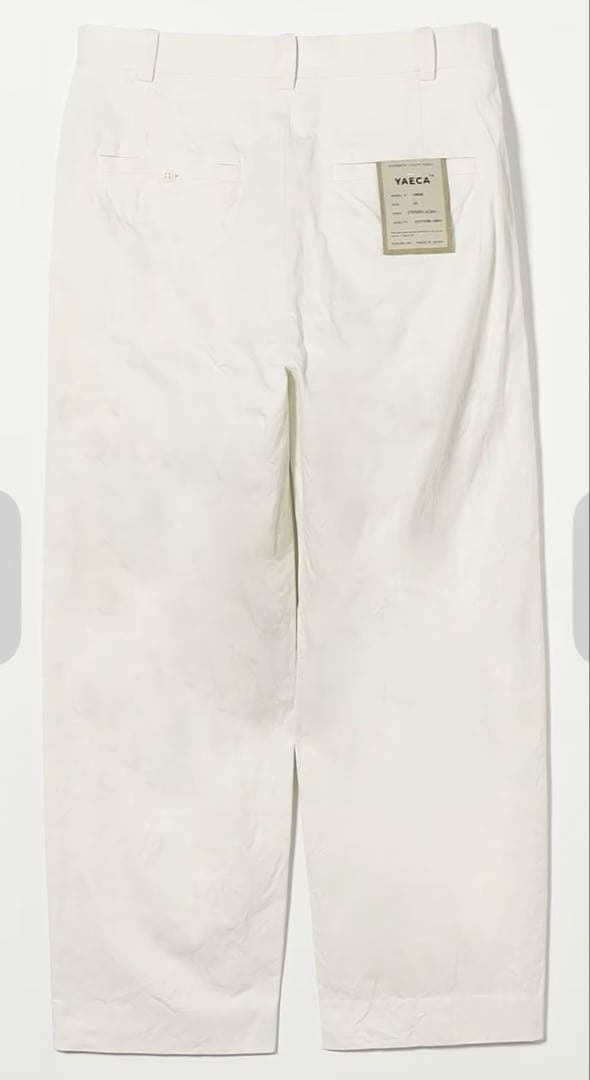 YAECA CHINO TROUSERS 2TUCK STRAIGHTパンツ