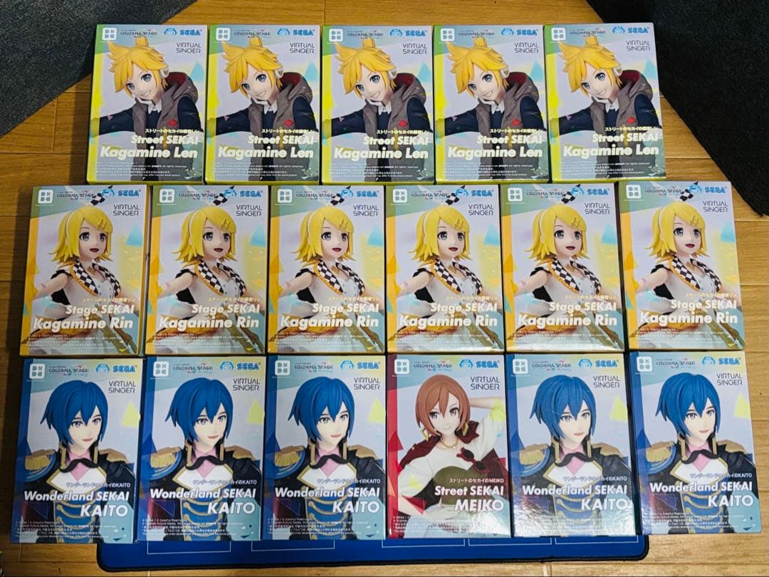 【17体セット】プロセカ フィギュア カイト 鏡音リン 鏡音レン MEIKO
