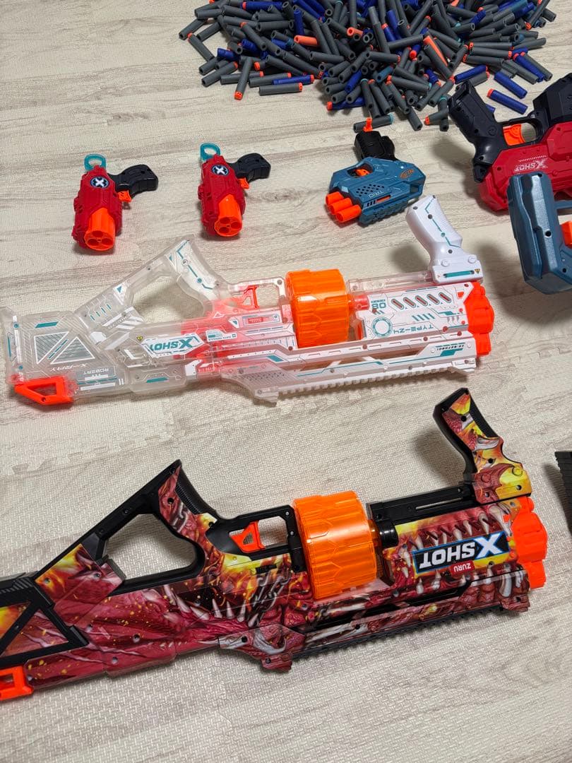 XSHOT ナーフ互換 ブラスター 大量まとめ売り セット スポンジ弾付き