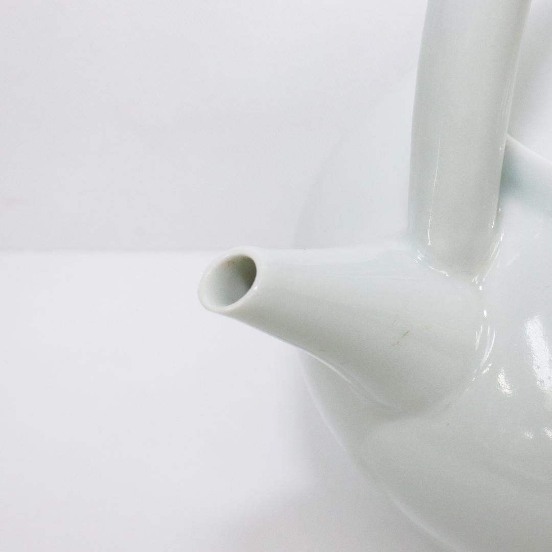 村田亀水造 白磁 急須 煎茶道具