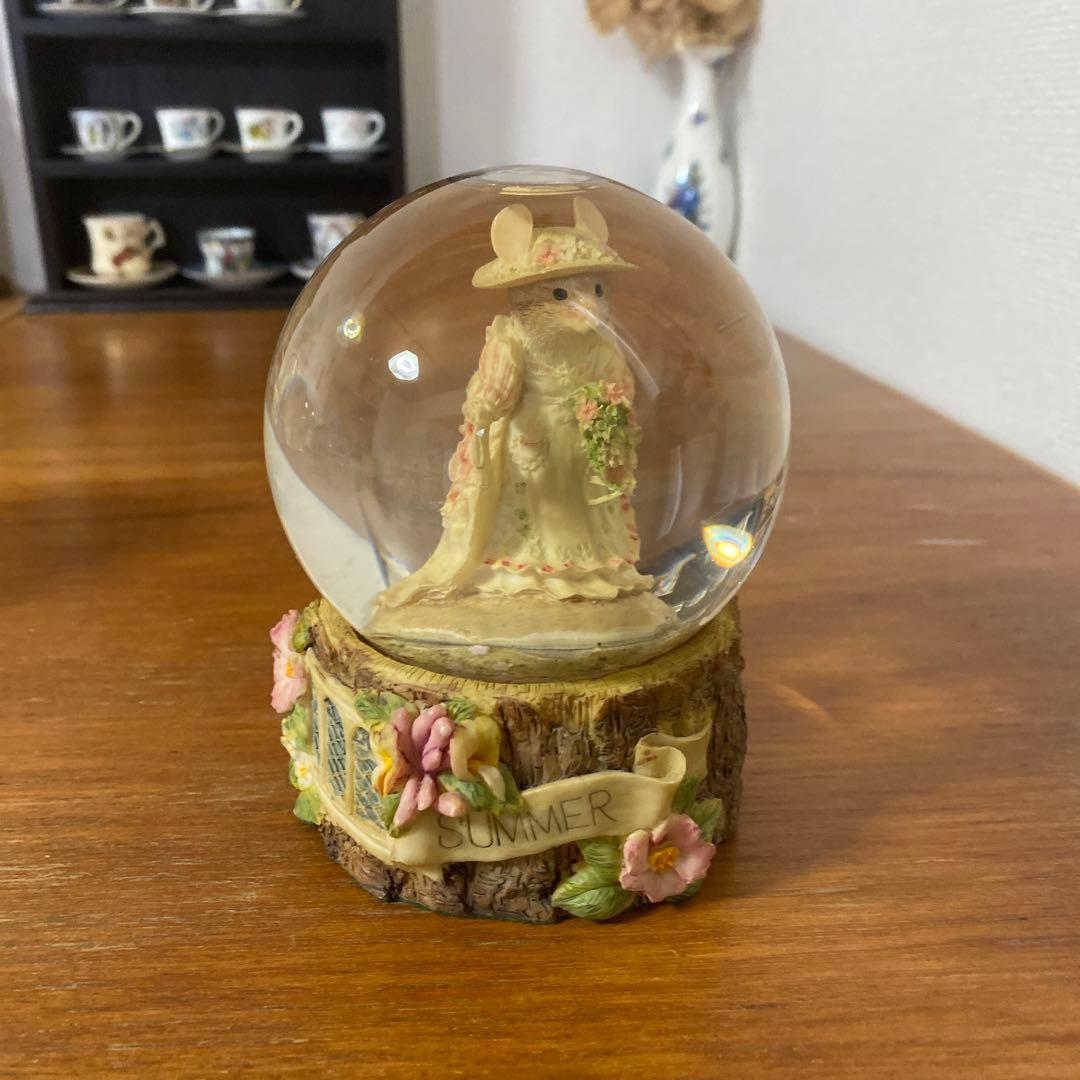 1989 エネスコ　ブランブリーヘッジ スノードーム　スノーグローブ　サマー　夏