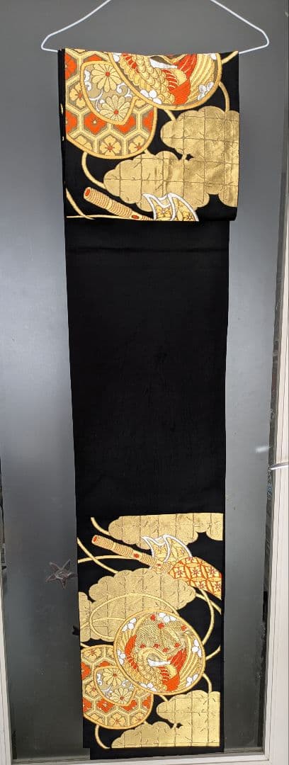 三越　振袖　古典柄　長襦袢/小田急百貨店　帯　黒に金糸/　成人式　謝恩会　結婚式